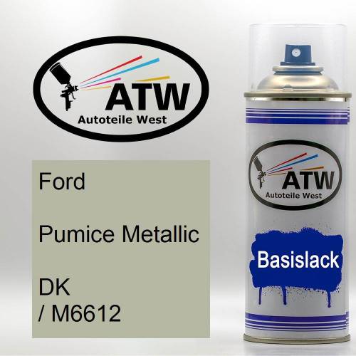 Ford, Pumice Metallic, DK / M6612: 400ml Sprühdose, von ATW Autoteile West.